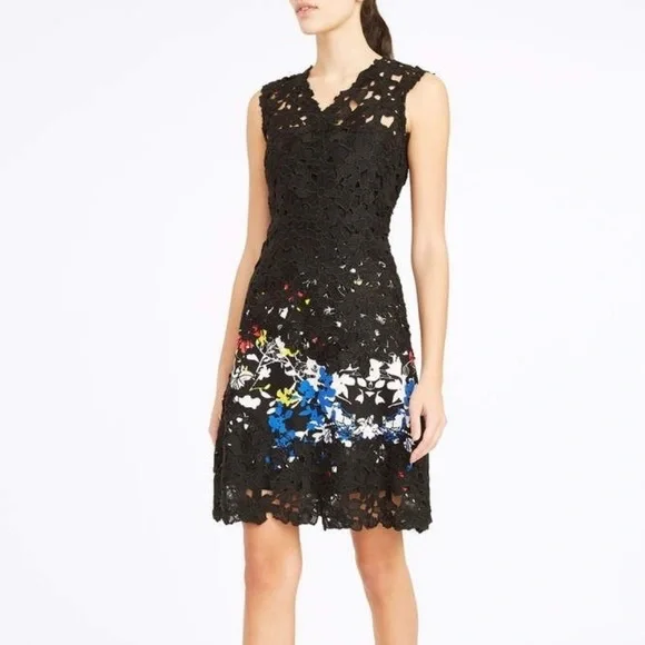 slim fit dress slacks Lace Shift Dress – Elie Tahari main image 0